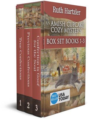 cover image of Amish Cupcake Cozy Mystery Box Set Book 1-3